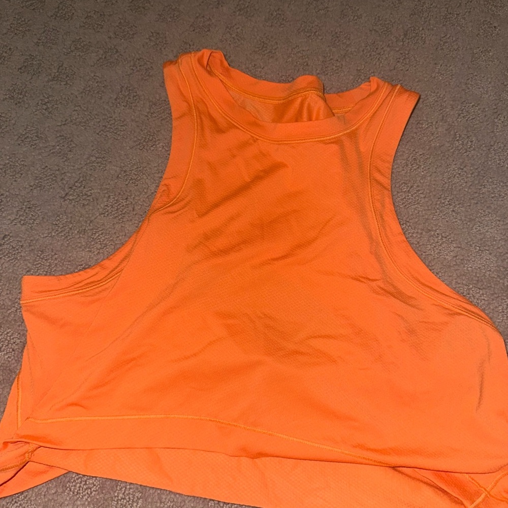 Women's Orange Lululemon Top